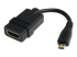 StarTech.com Höghastighets-HDMI-kabeladapter på 12 cm - Höger vinkel