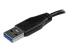 StarTech.com Slim Micro USB 3.0 kabel ? 15 cm - Närbild