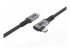 MicroConnect - USB-kabel - Höger vinkel